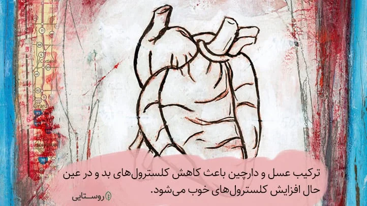 خواص دارچین و عسل برای بیماری های قلبی