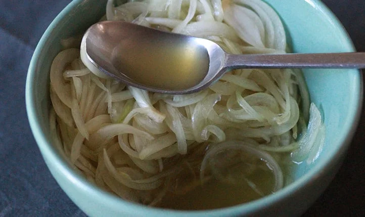 شربت عسل با پیاز
