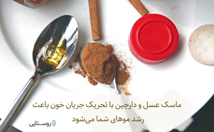 ماسک مو با دراچین و عسل