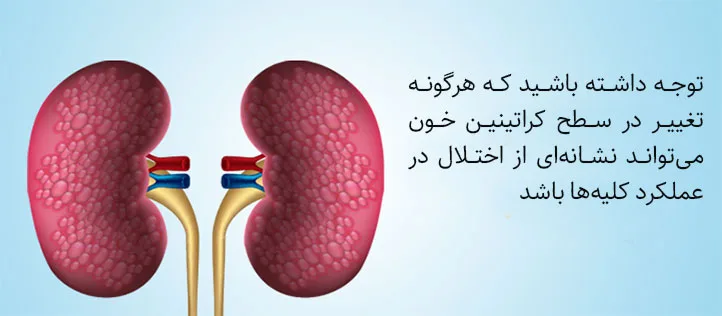 آزمایش کراتین خون و مشکلات کلیهای