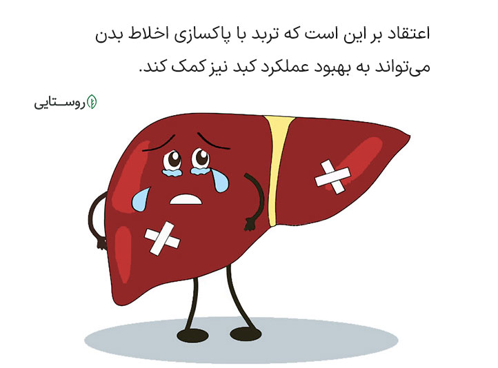 خواص تربد برای کبد
